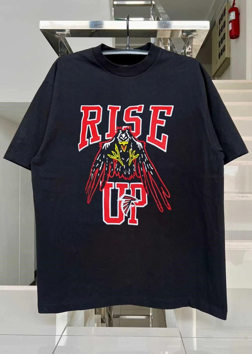 Rise Up Atlanta Football Team Logo Mascot shirt