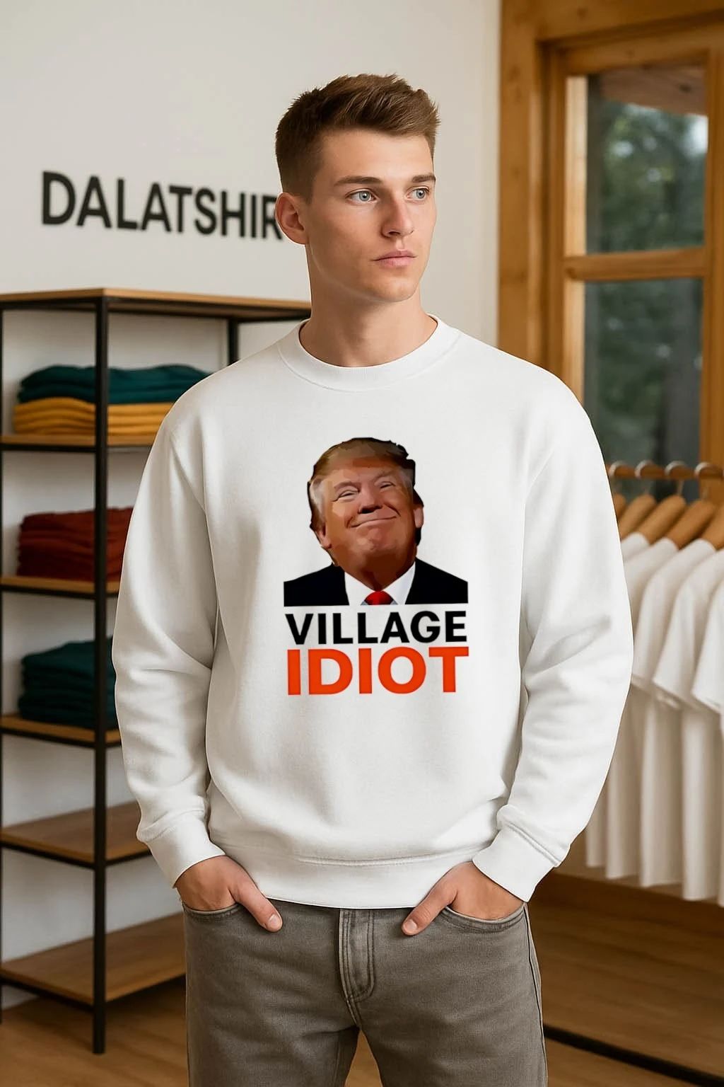 Village Idiot Trump funny shirt