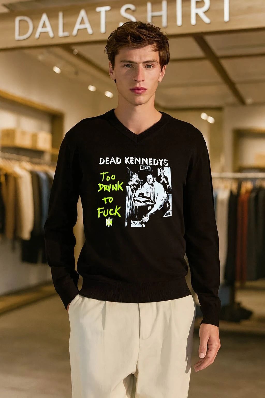Dead Kennedys Too Drunk To Fuck shirt