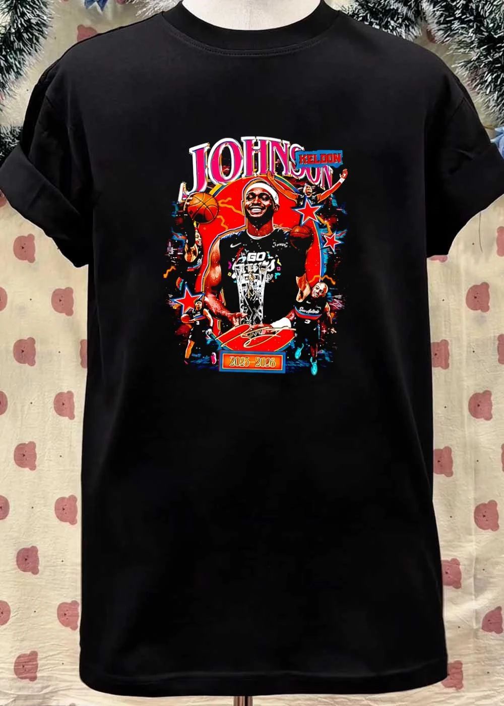 Keldon Johnson San Antonio Basketball 2025 2026 shirt