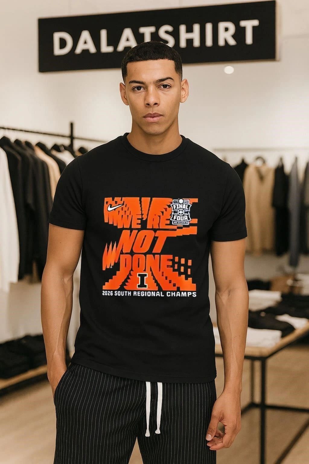 Illinois fighting illinI 2026 ncaa men’s basketball final four series shirt