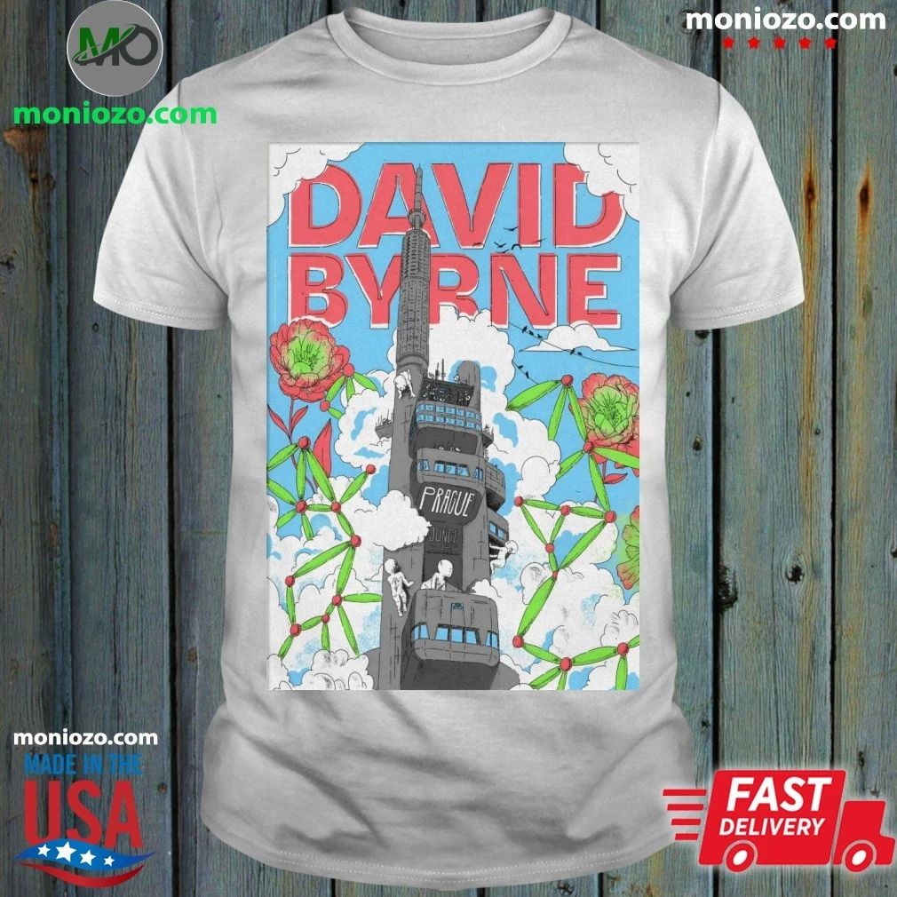 David Byrne 6 17 2026 Prague Czechia Poster T-Shirt