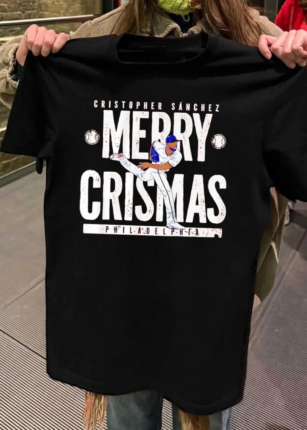 Philadelphia Phillies Cristopher Sanchez Merry Crismas shirt