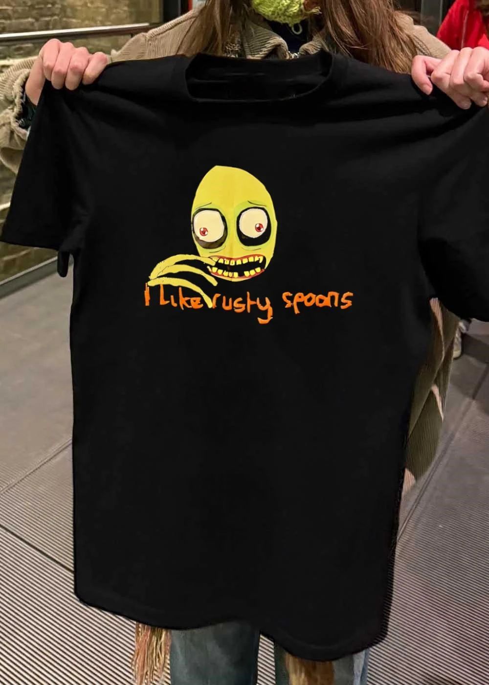 Salad Fingers I Like Rusty Spoons Creepy Cartoon shirt