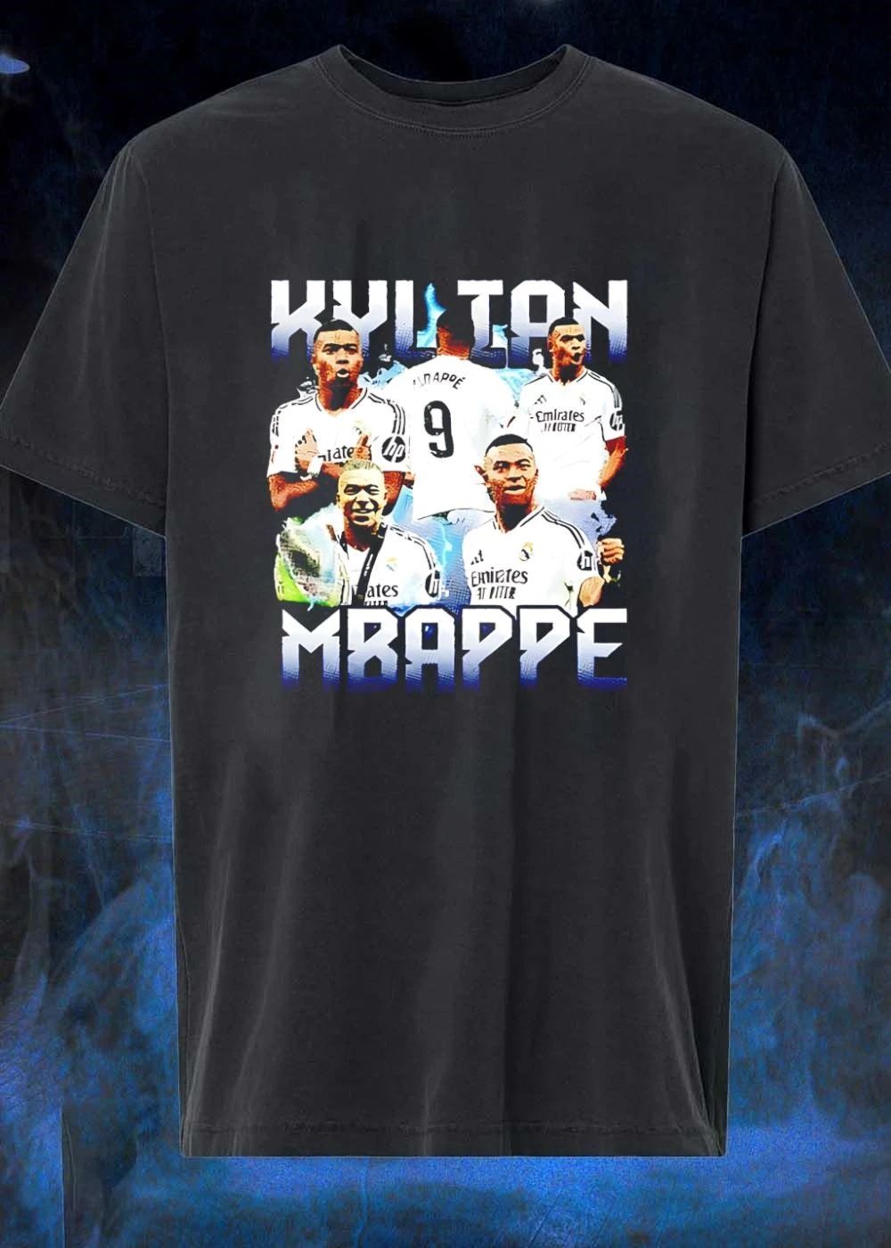 Kylian Mbappe Real Madrid Club Soccer Bootleg shirt