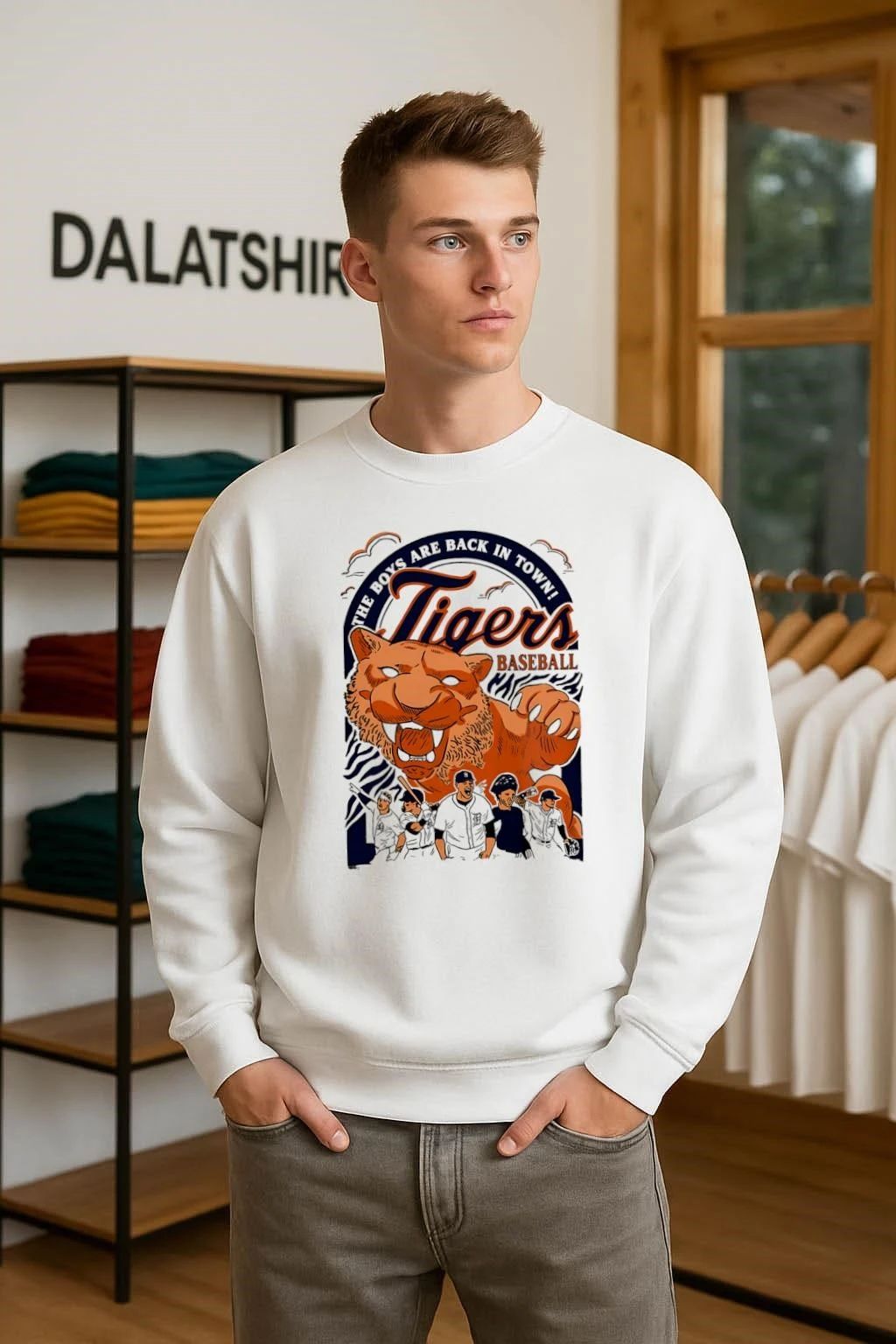 The Boys Are Back In Town Detroit Tigers Baseball shirt