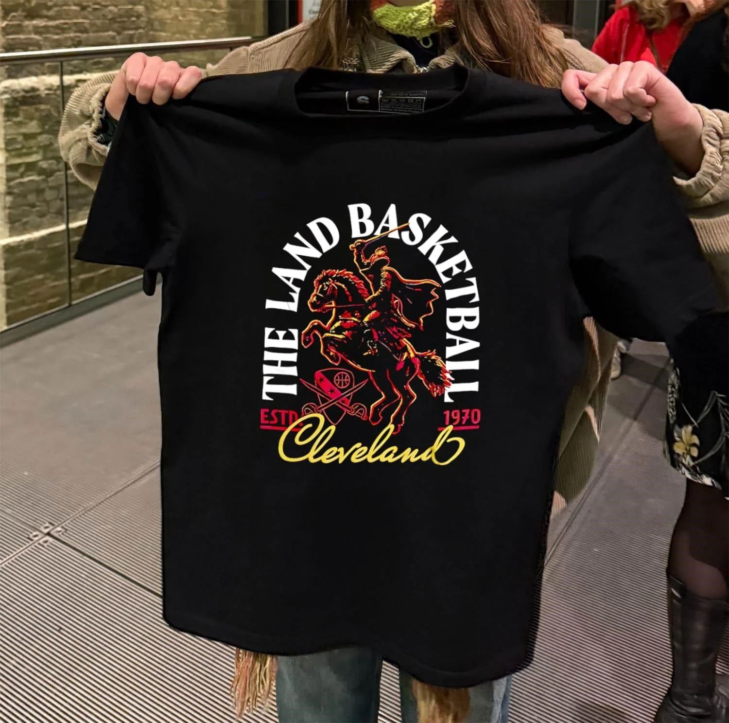 The Land Basketball Cleveland Cavaliers Cavalier Mascot Established 1970 shirt