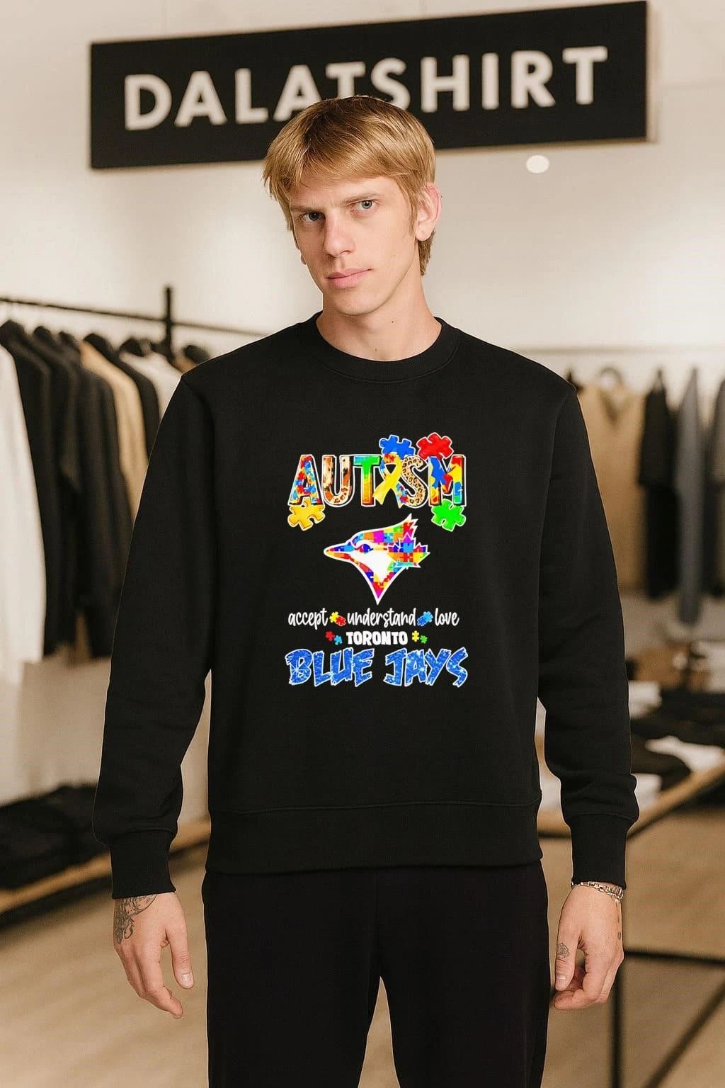 Toronto Blue Jays Autism Accept Understand Love shirt