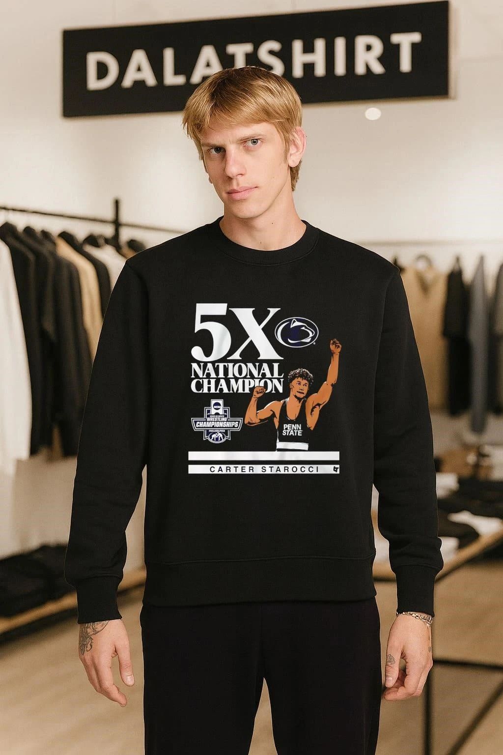 Penn State Nittany Lions Carter Starocci 5X shirt