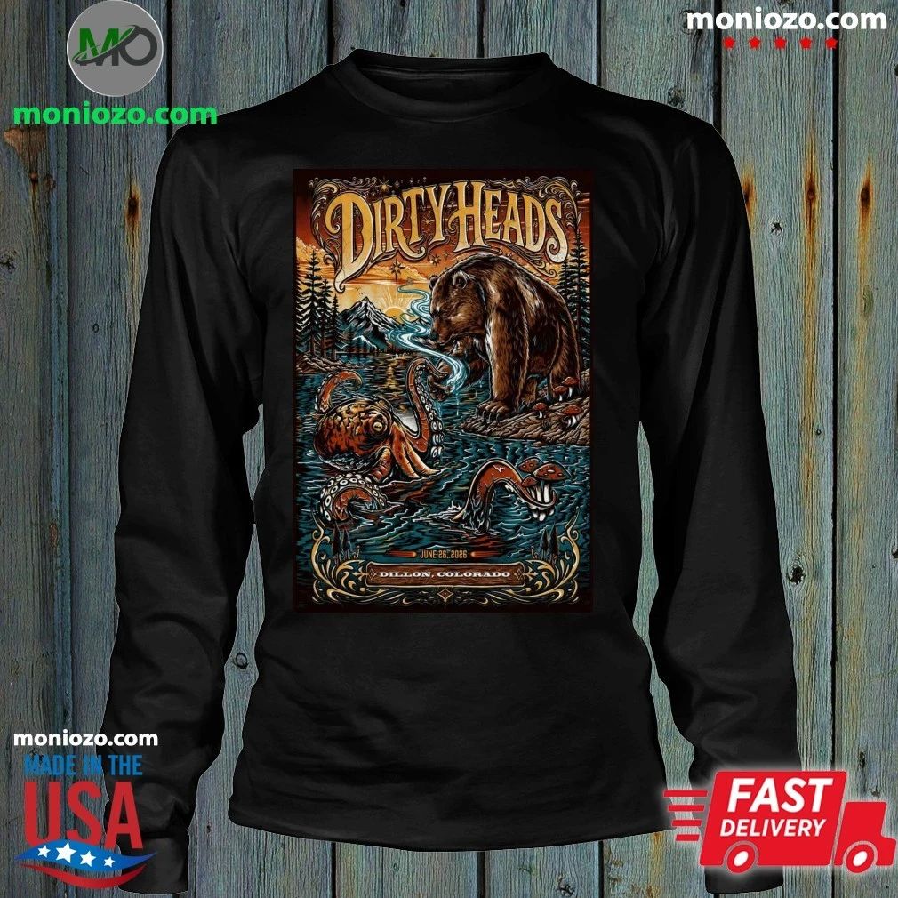 Original Dirty Heads June 26 2026 Dillon Amphitheater in Dillon CO Poster Shirt