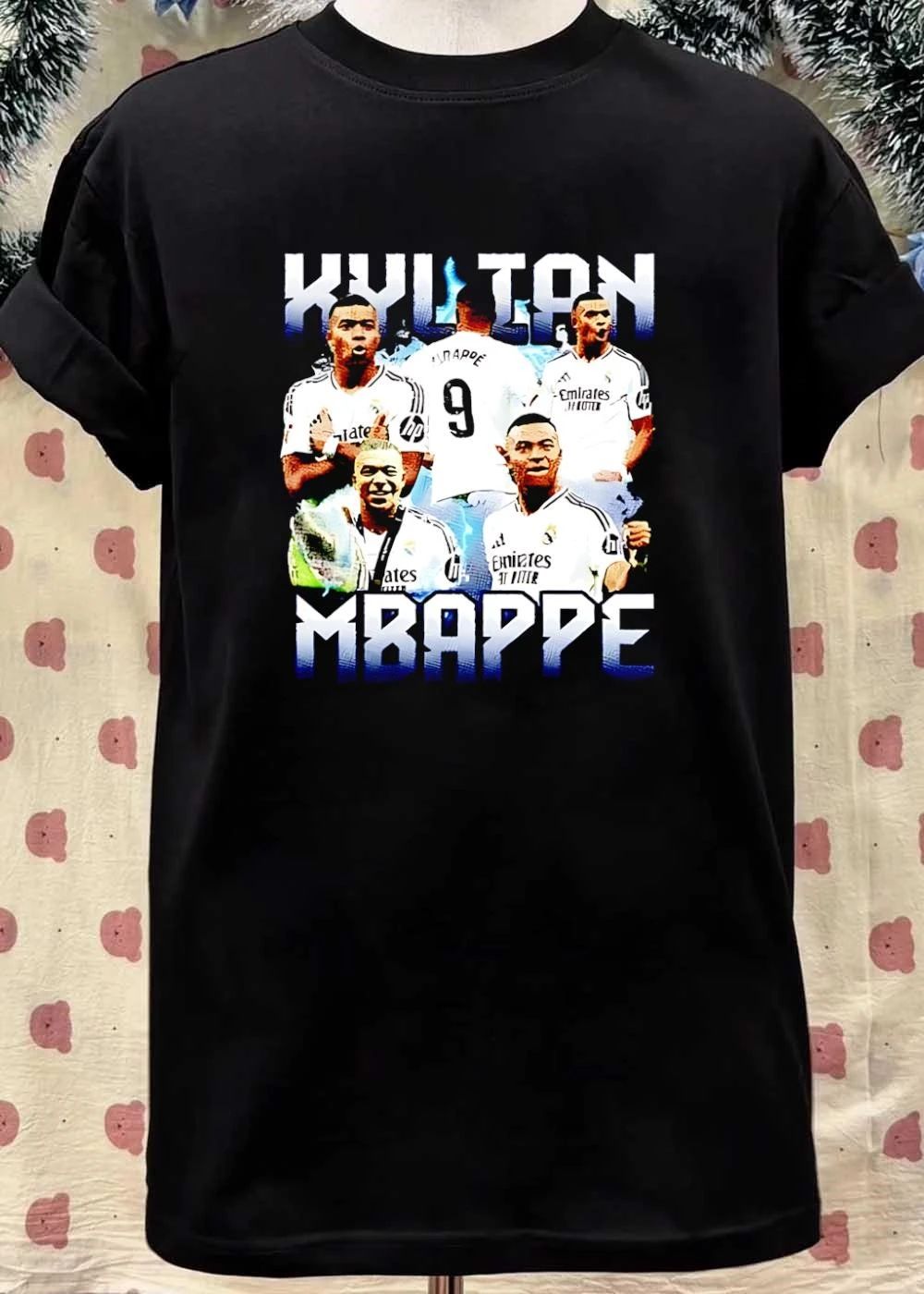 Kylian Mbappe Real Madrid Club Soccer Bootleg shirt