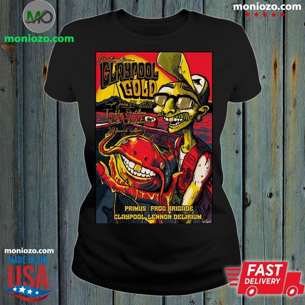 Primus North Charleston Tour On June 17 2026 Poster T-Shirt
