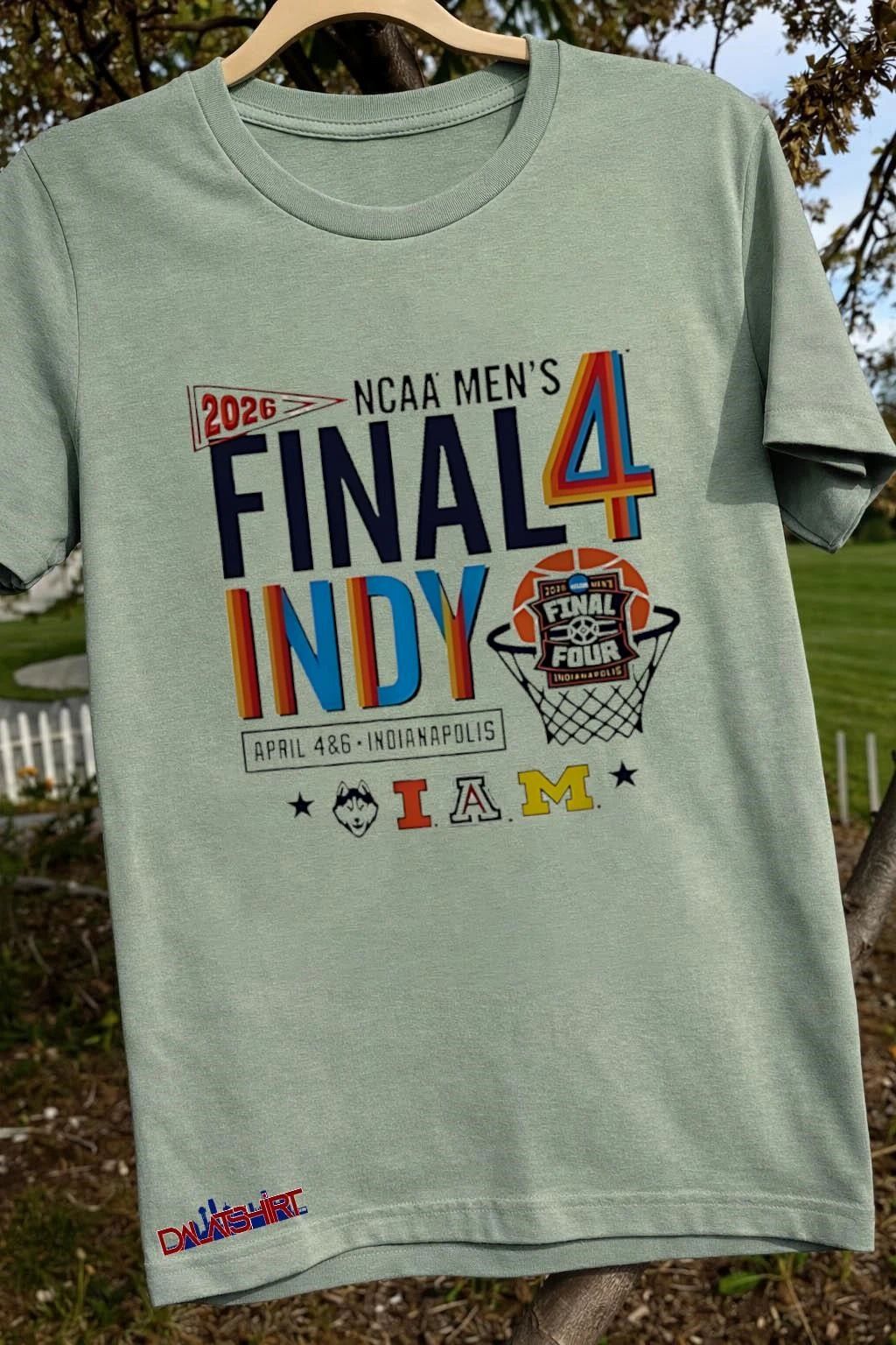 2026 NCAA Men’s Final Four Indy logos graphic shirt