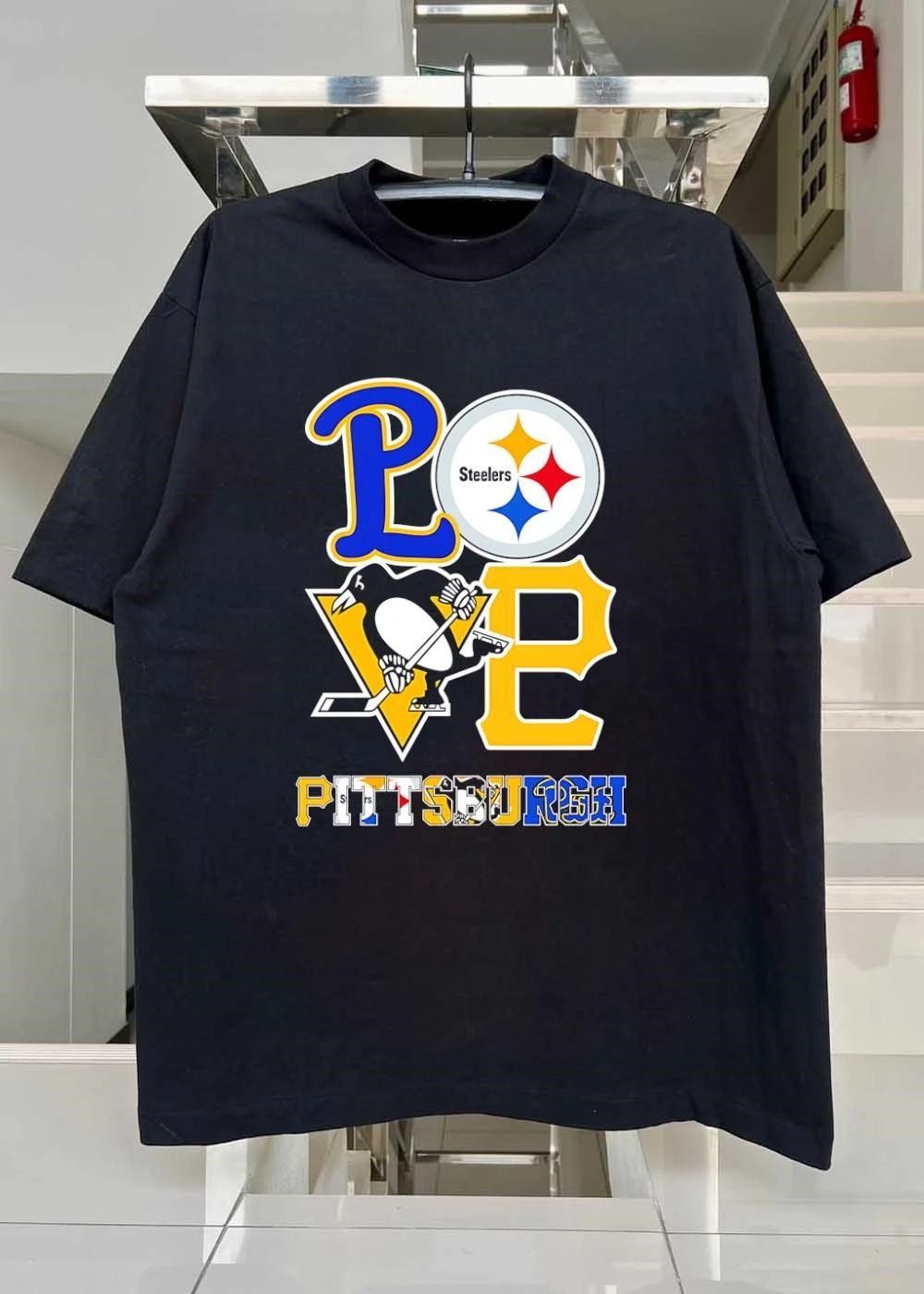 Love Pittsburgh Sports Team Logos T-Shirt