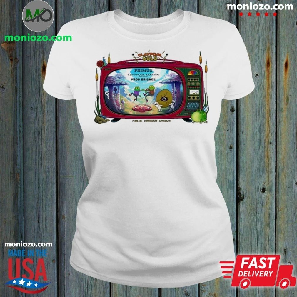Primus Claypool Gold Tour In Cleveland OH On June 2 2026 Shirt