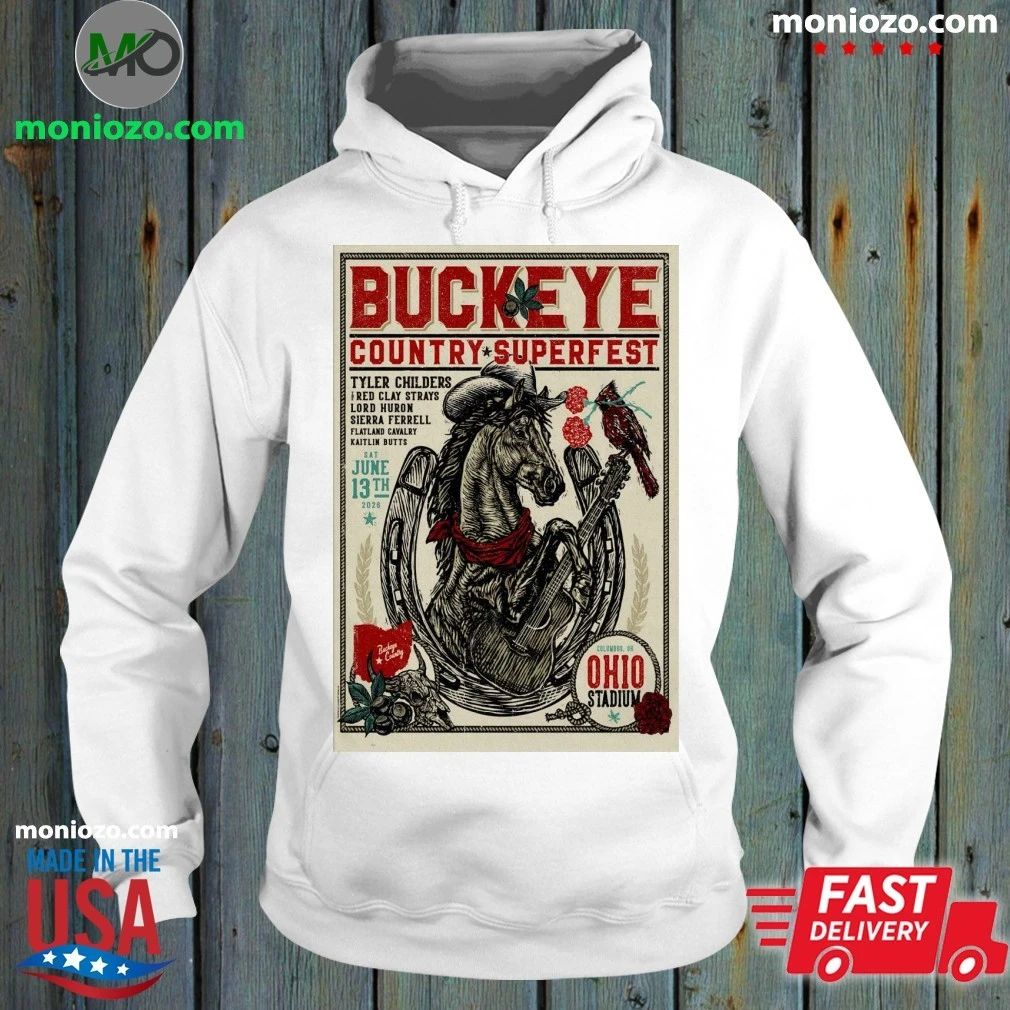Original Buckeye Country Superfest In Columbus OH On June 13 2026 Poster T-Shirt