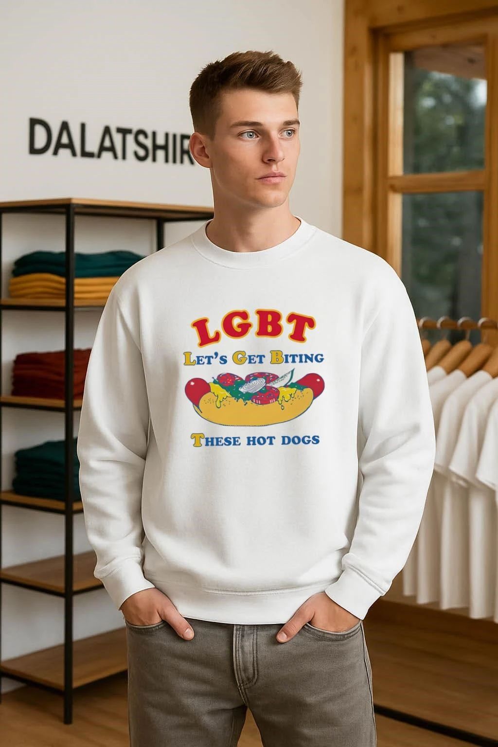 LGBT Let’s Get Biting These Hot Dogs shirt