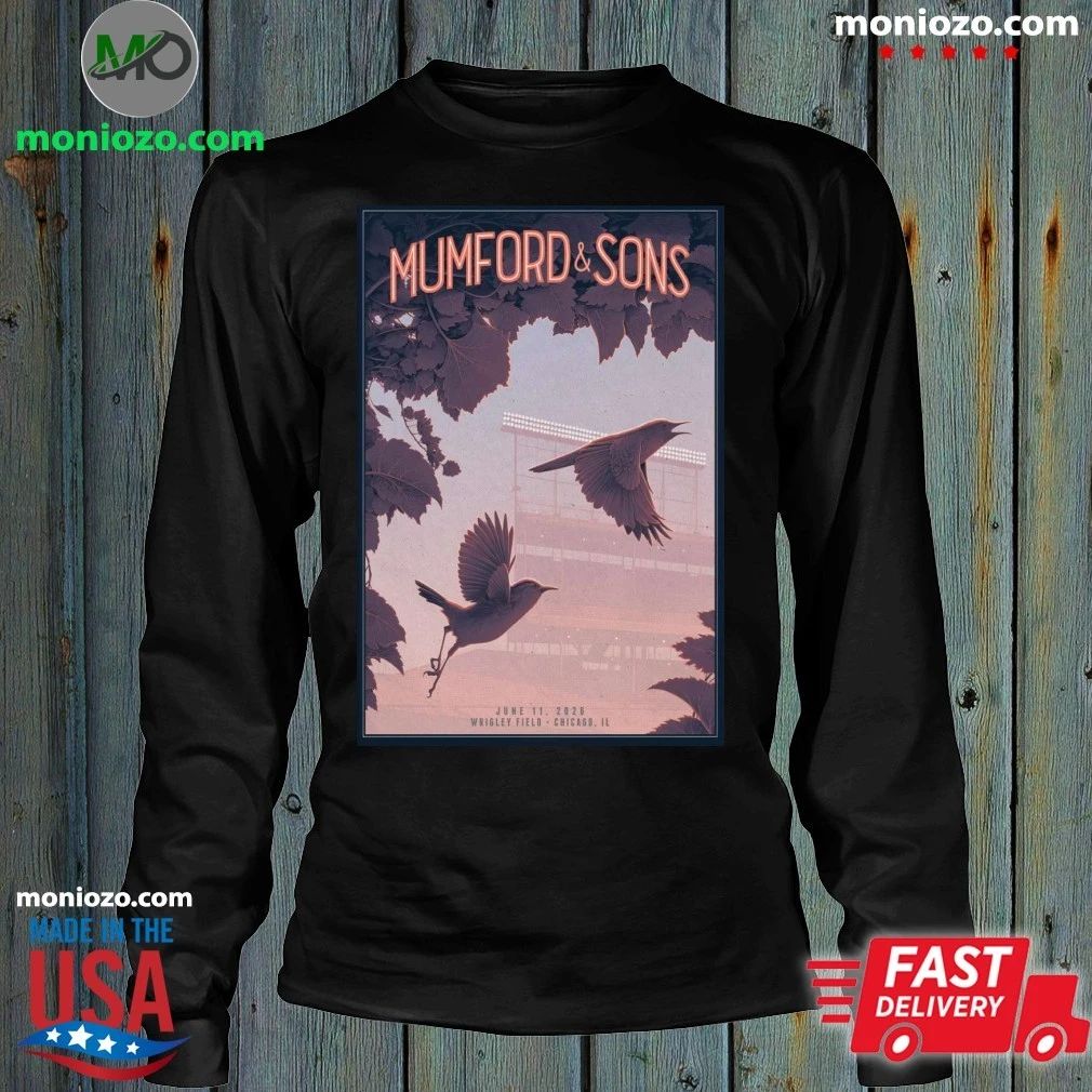 Mumford And Sons Wrigley Field 2026 Chicago IL Poster Shirt
