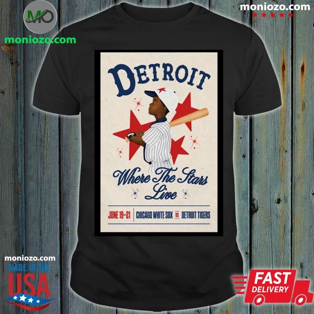 Original White Sox vs. Tigers 2026 Poster Baseball Game Day Shirt