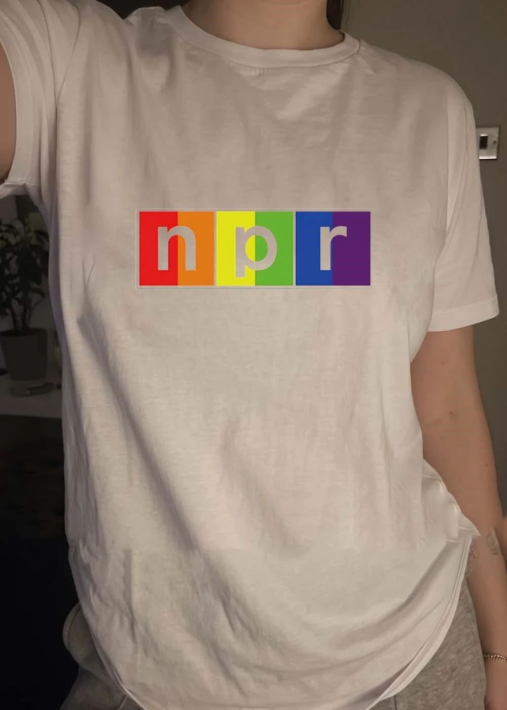 NPR Rainbow Pride Public Radio Listen With Pride 2026 Shirt