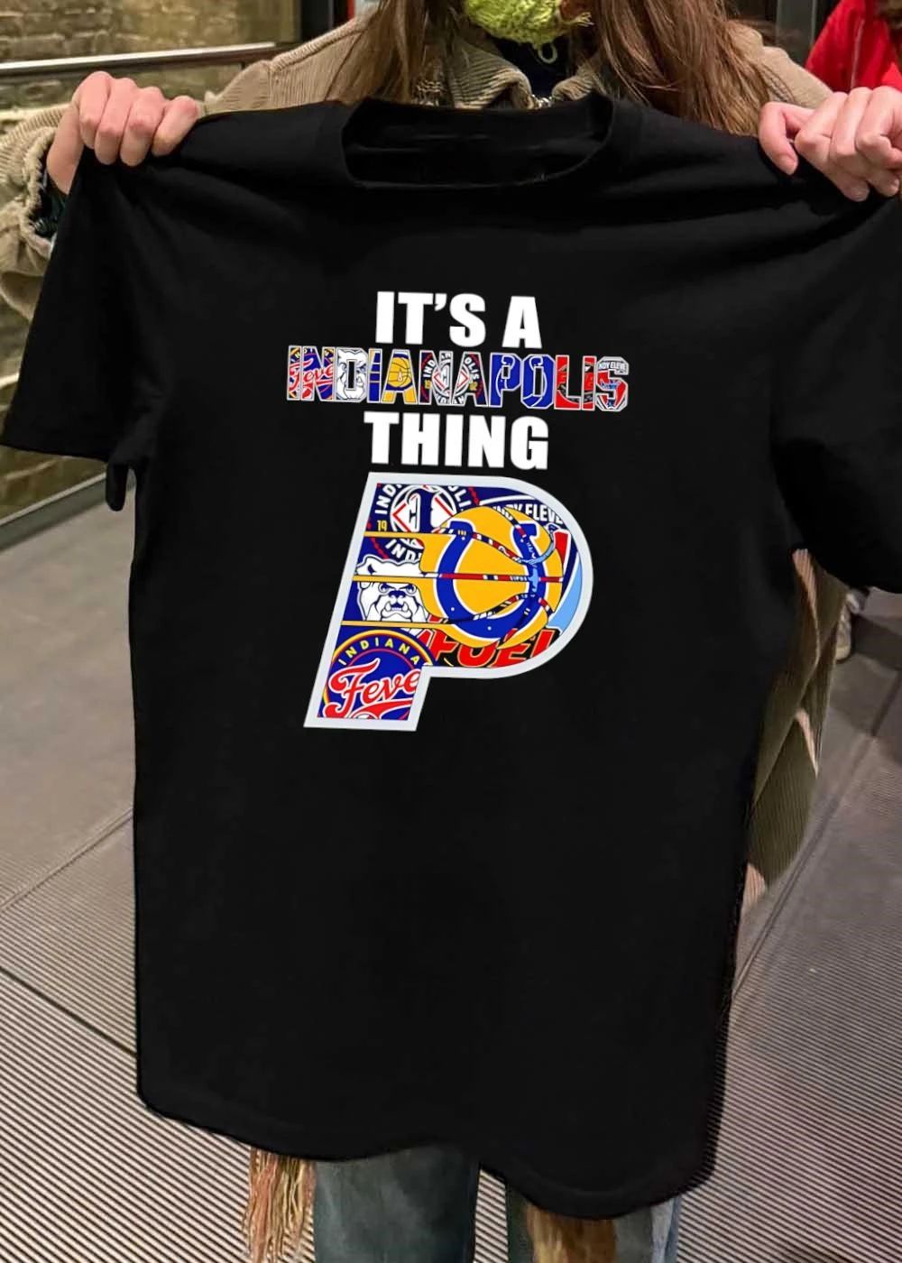 It’s A Indianapolis Thing Sports Teams And City Logos Collage T-Shirt