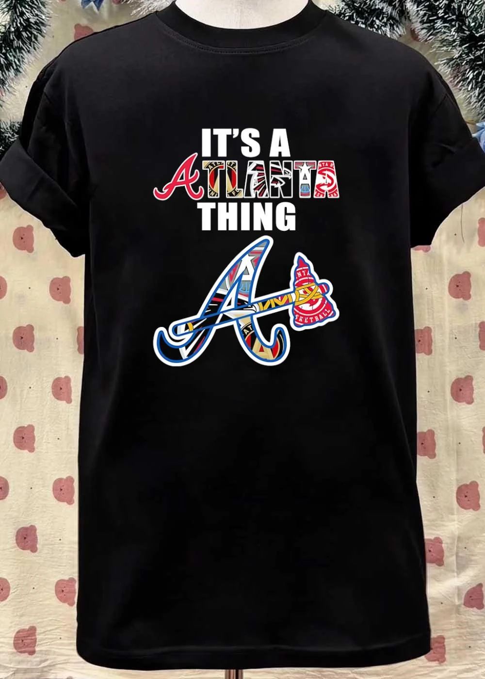 It’s A Atlanta Thing Atlanta Braves Falcons Hawks United Logos T-Shirt