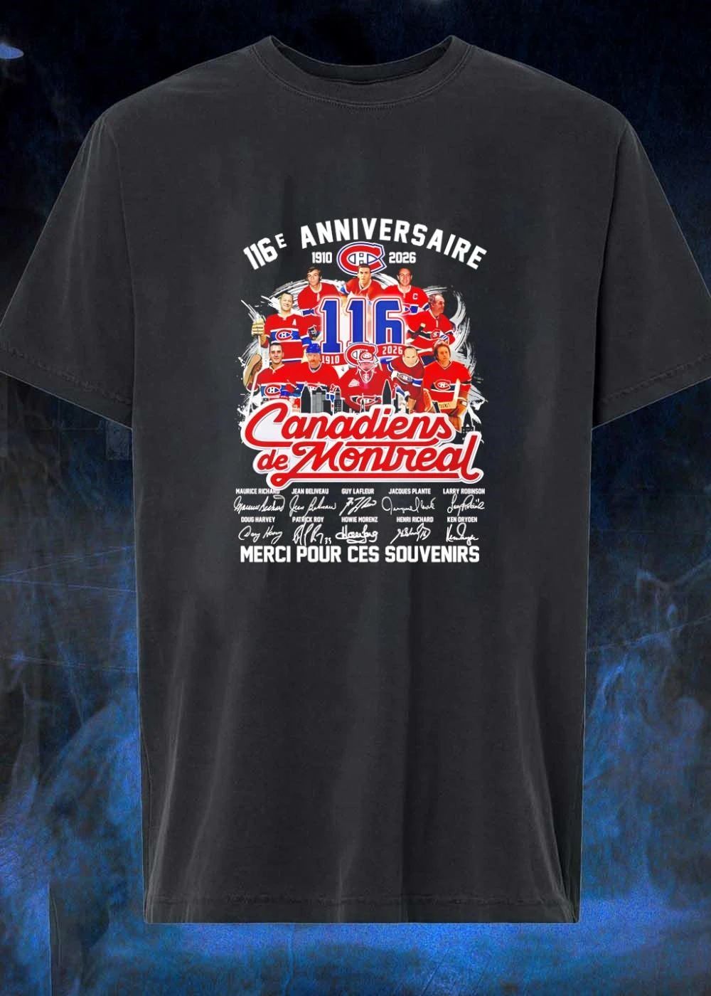 Montreal Canadiens 116e Anniversaire Merci Pour Ces Souvenirs shirt