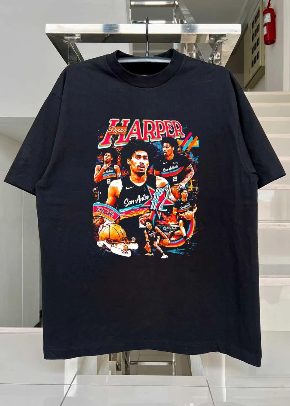 Dylan Harper San Antonio Spurs Number 2 Basketball shirt