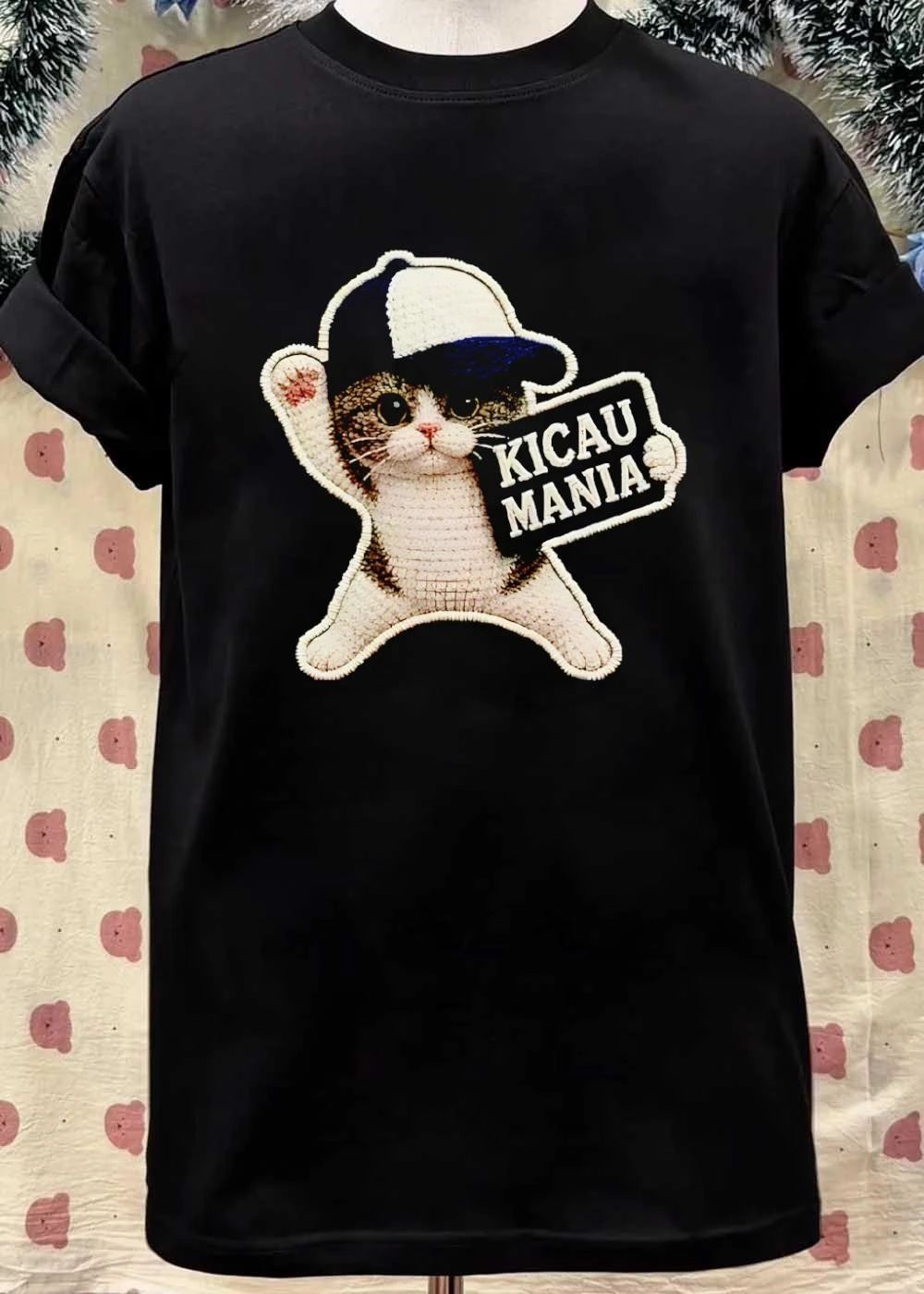 Kicau Mania Crochet Cat cute shirt