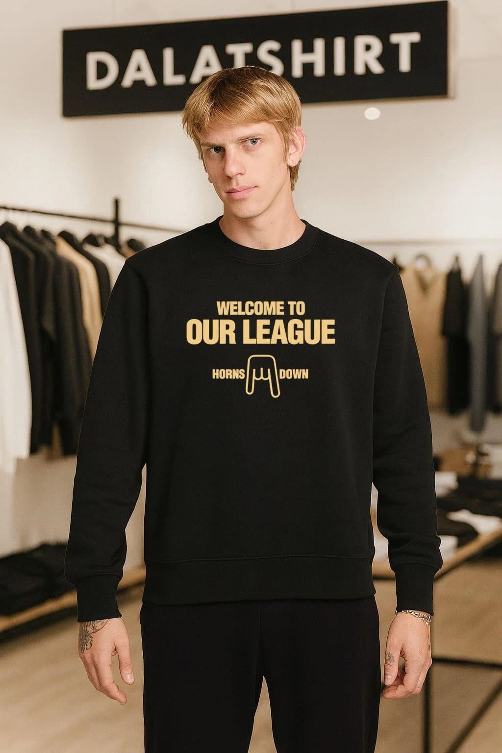 Welcome To Our League Horns Down shirt