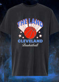 The Land Cleveland Basketball Orange Ball shirt
