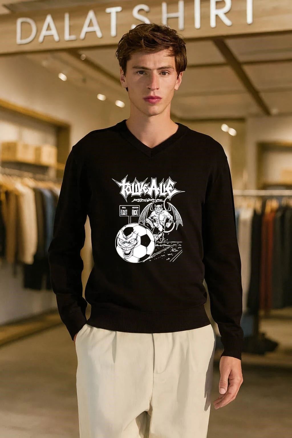 To Live A Lie Records shirt