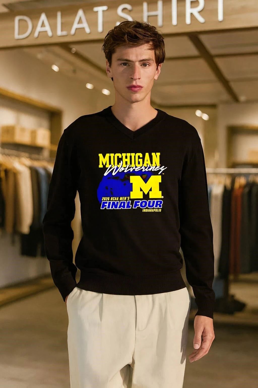Michigan Wolverines 2026 NCAA Men’s Final Four basketball vintage shirt