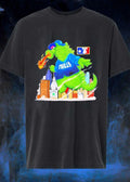 Philadelphia Phillies Phanatic mascot X Godzilla shirt
