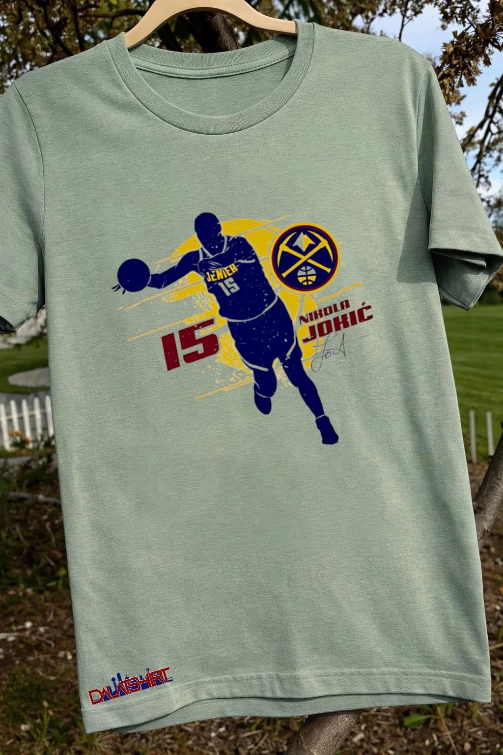 Nikola Jokic Denver Nuggets Silhouette shirt