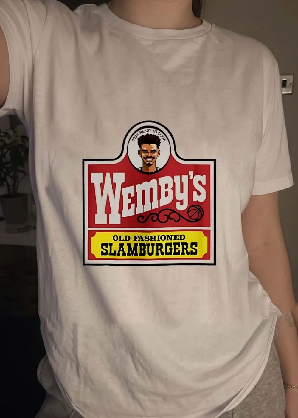 Wemby Old Fashioned Slamburgers Victor Wembanyama Basketball shirt