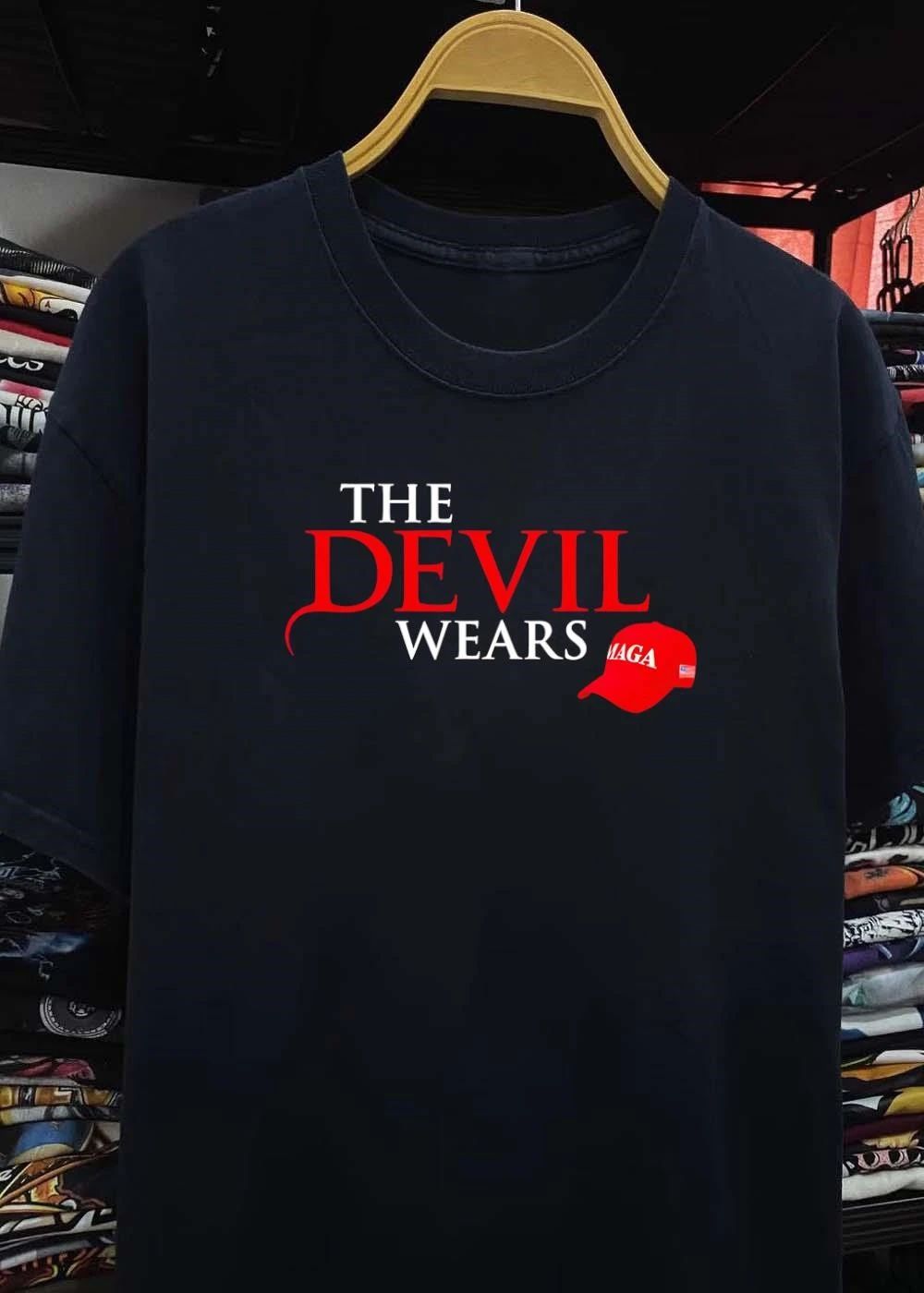 The Devil Wears Red MAGA Hat shirt