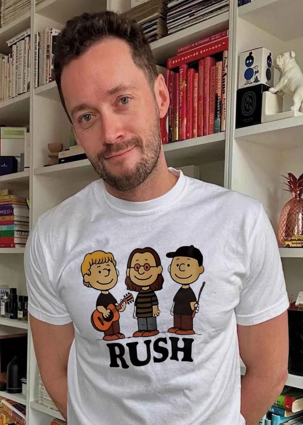 Rush Peanuts Style Band Members T-Shirt
