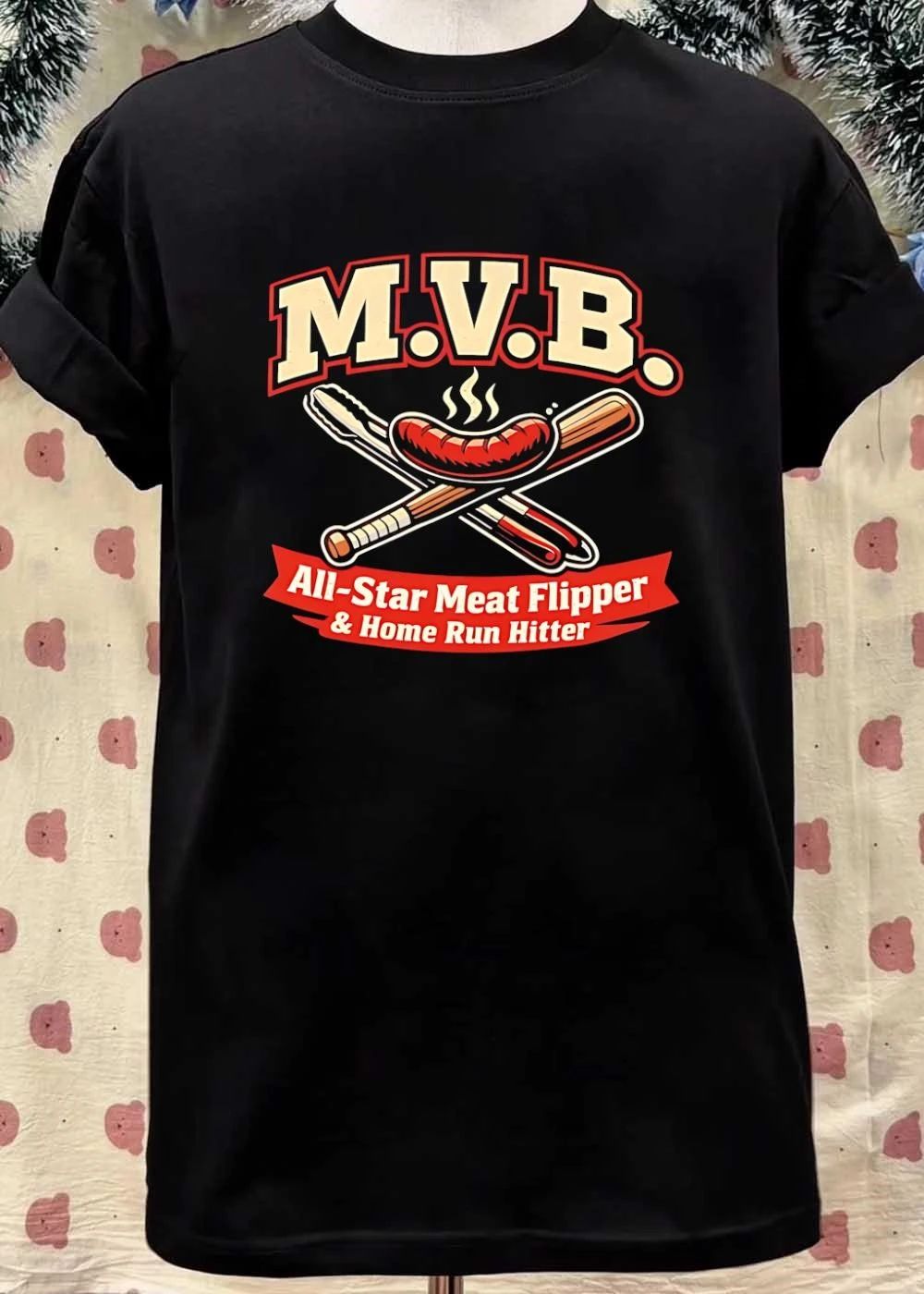M.V.B All-Star Meat Flipper Home Run Hitter Baseball shirt