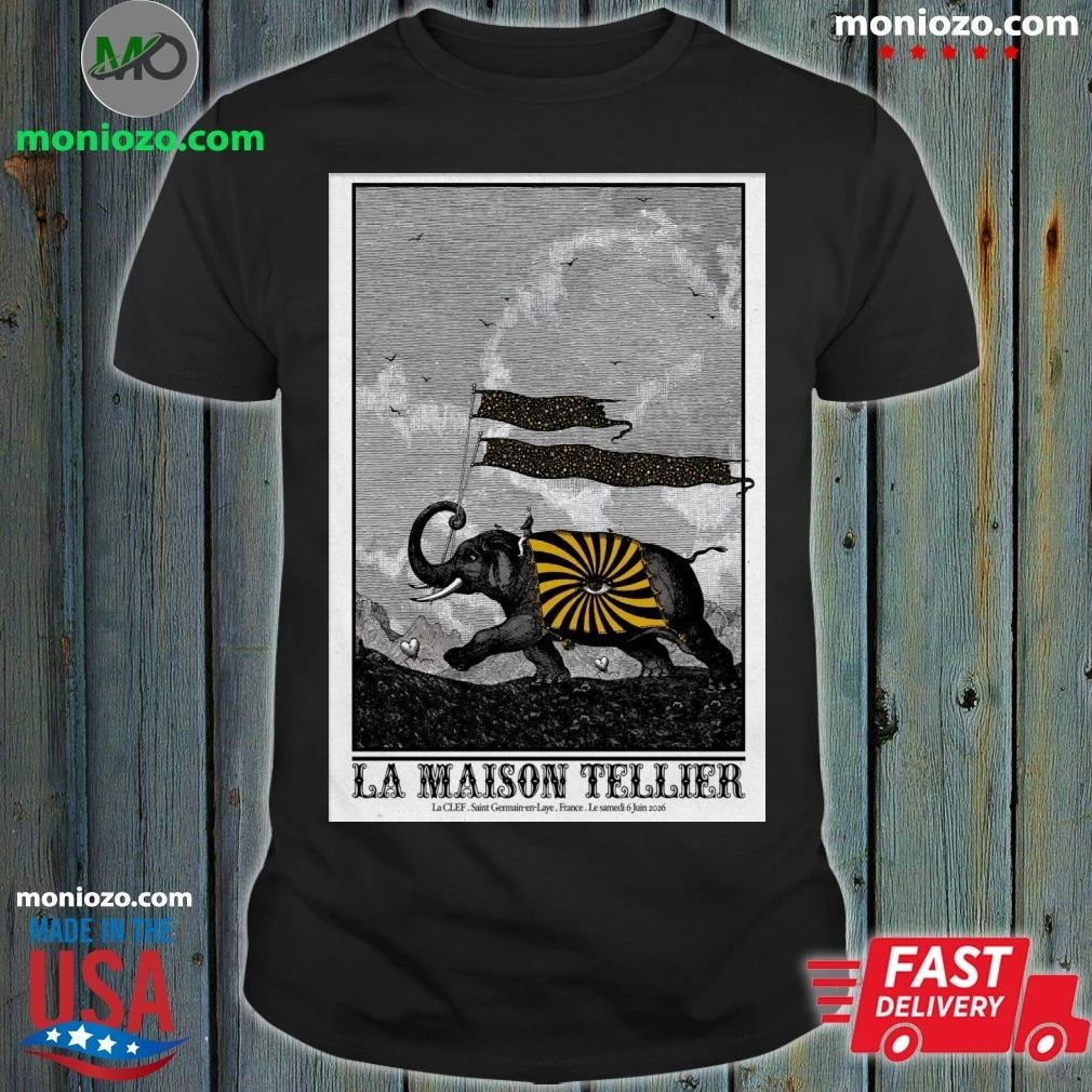Original LA Maison Tellier June 06 2026 La CLEF, Saint-Germain-en-Laye, France Poster Shirt