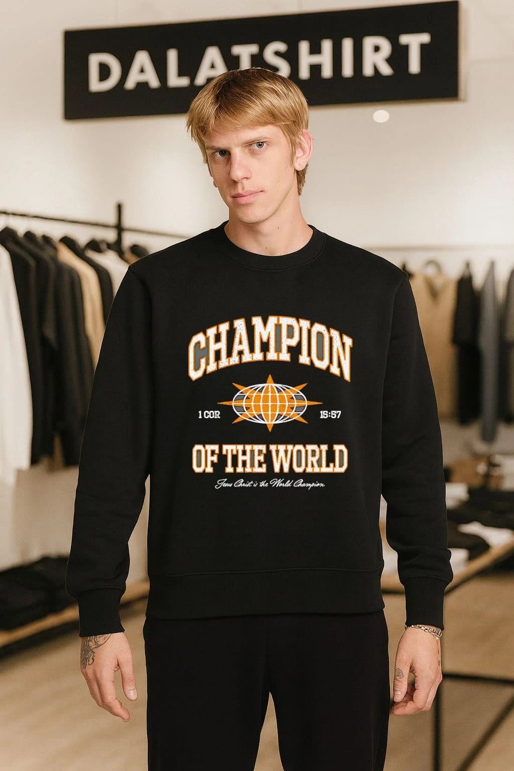 Champion Of The World Jesus Christ World Champion Bible Verse shirt