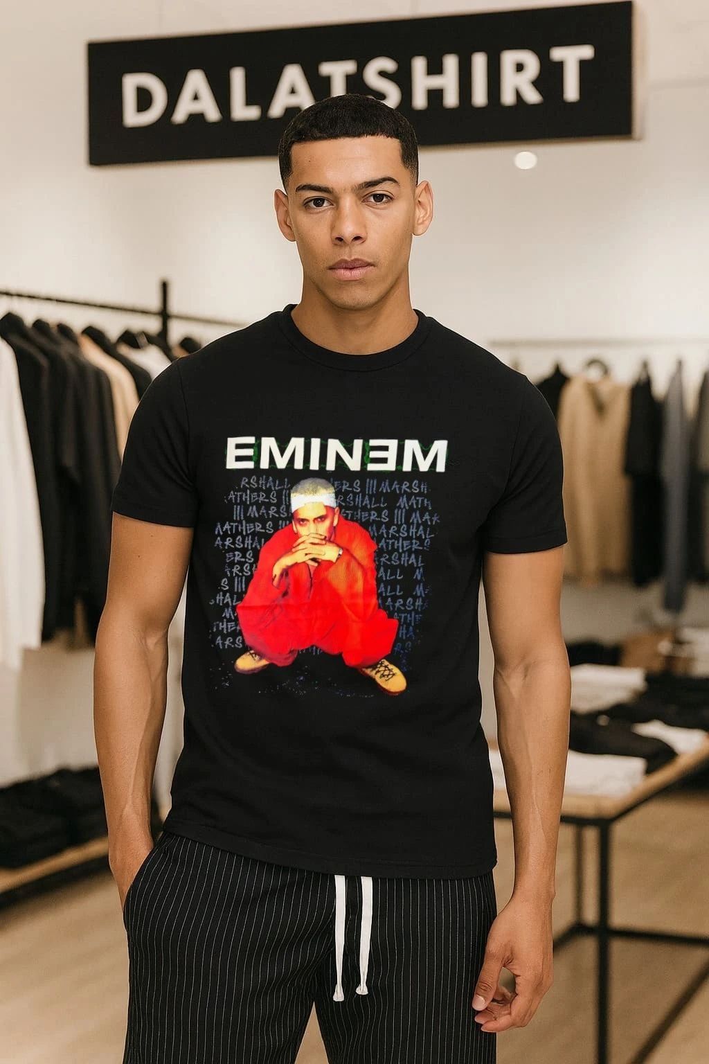 Eminem Marshall Mathers III Red Jumpsuit Album shirt