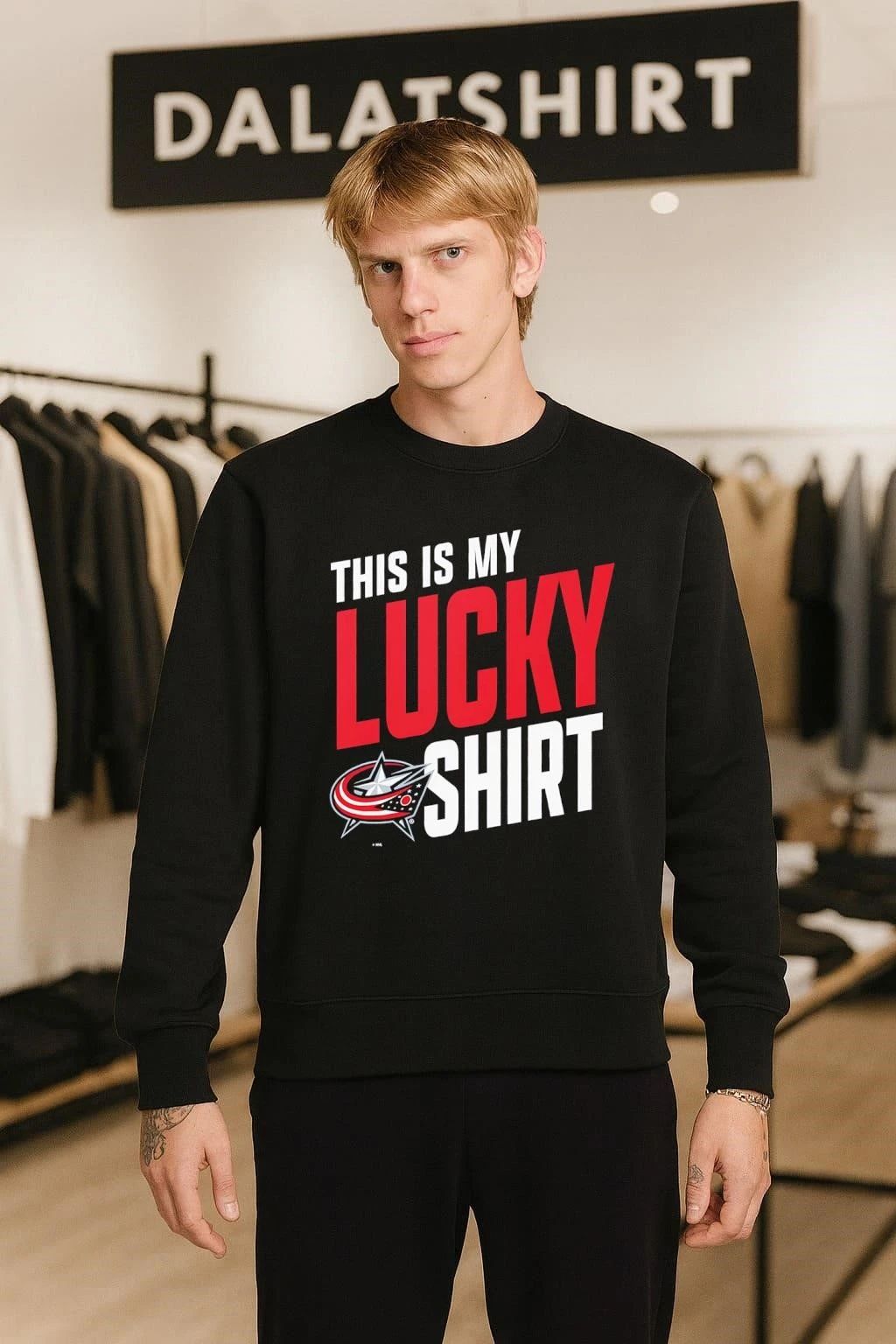 Columbus Blue Jackets This Is My Lucky hockey 2026 shirt