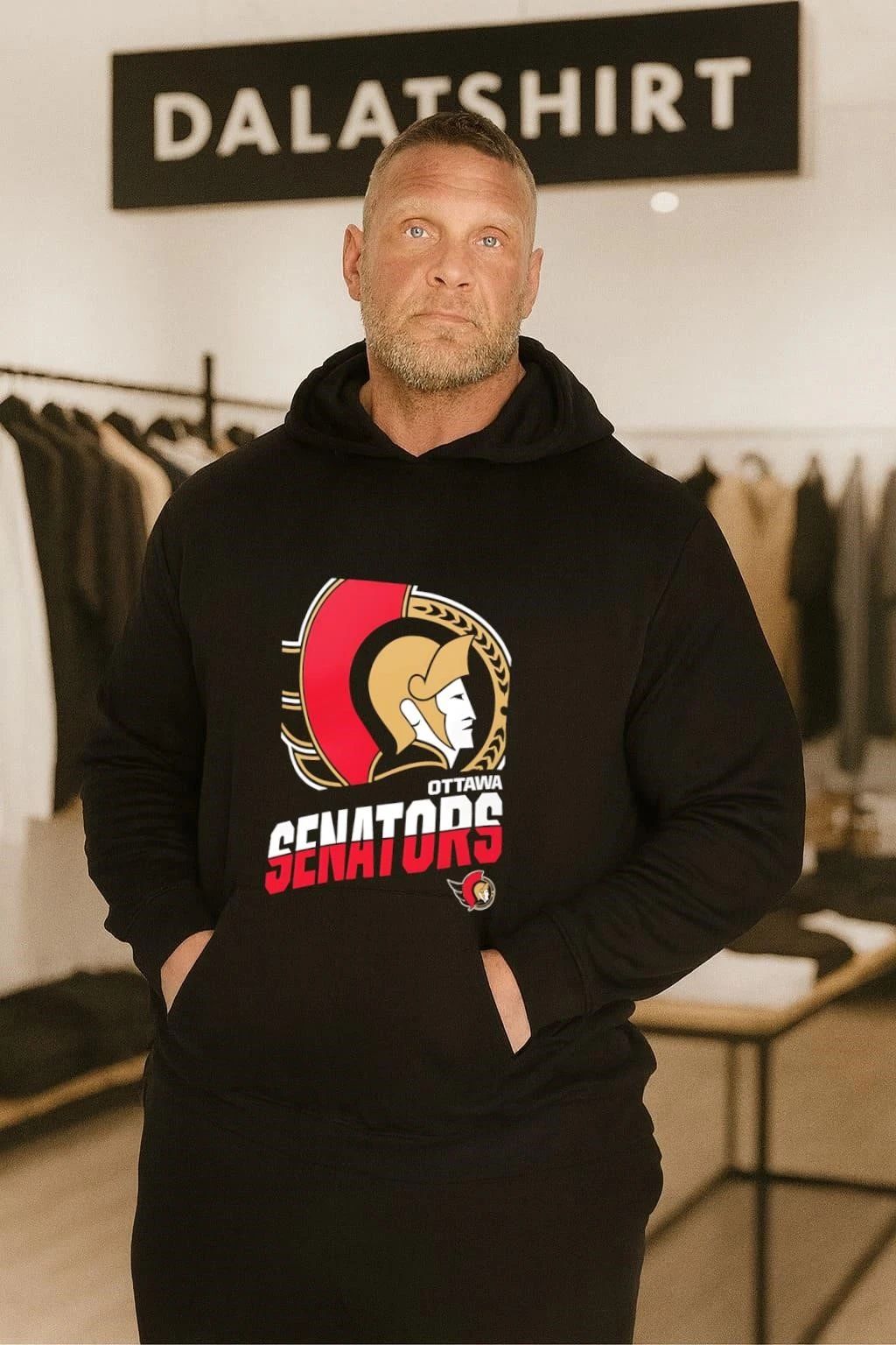 Ottawa Senators Roman Centurion Profile Logo Hockey Fan shirt