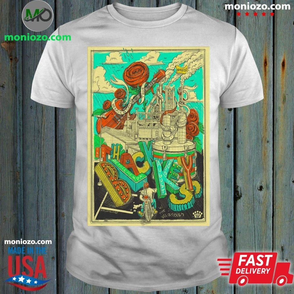 The Black Keys 8-10-2025 Musikfest In Bethlehem PA Poster Shirt