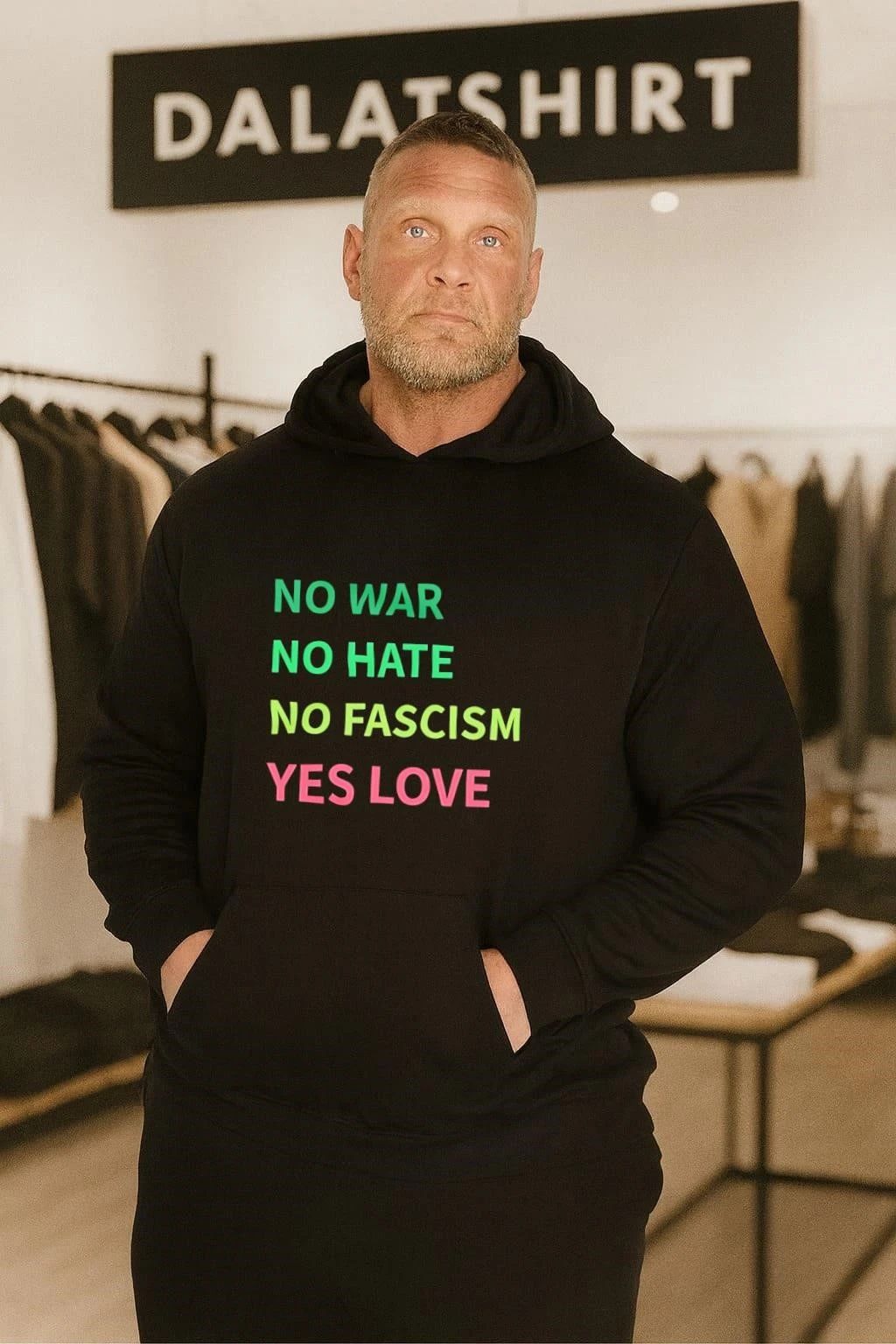 No War No Hate No Fascism Yes Love shirt