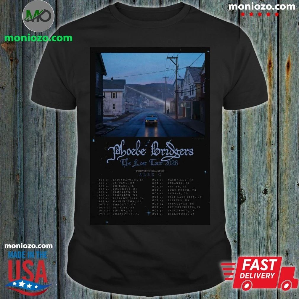 Original Phoebe Bridgers Sept 19 2026 Chicago, IL Poster T-Shirt