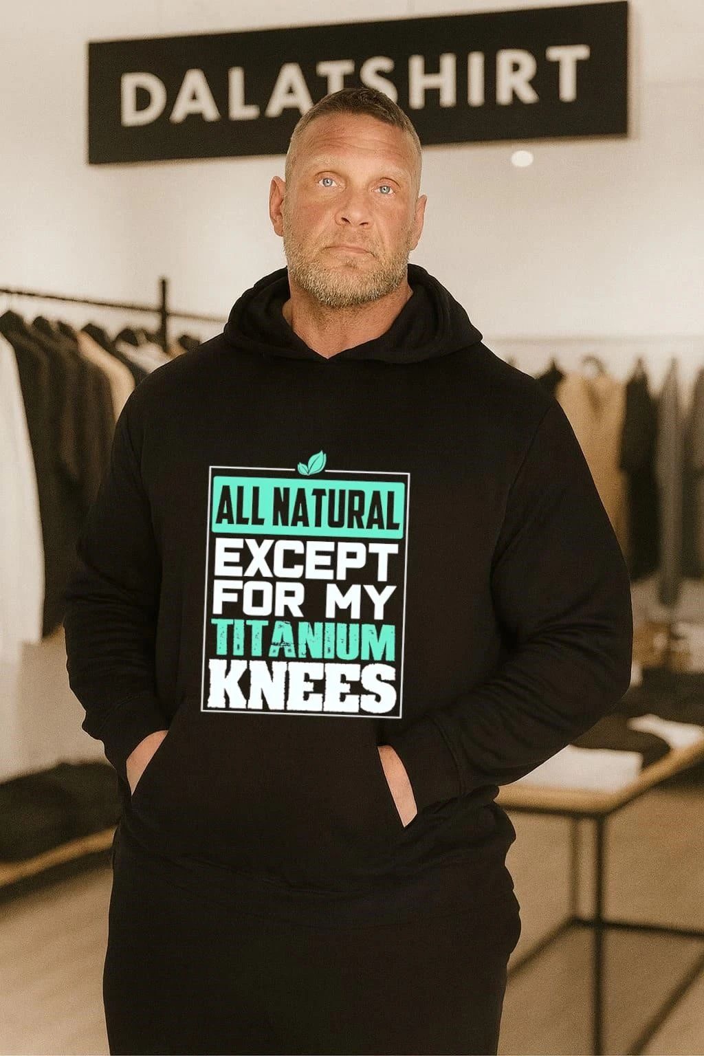 All Natural Except For My Titanium Knees shirt