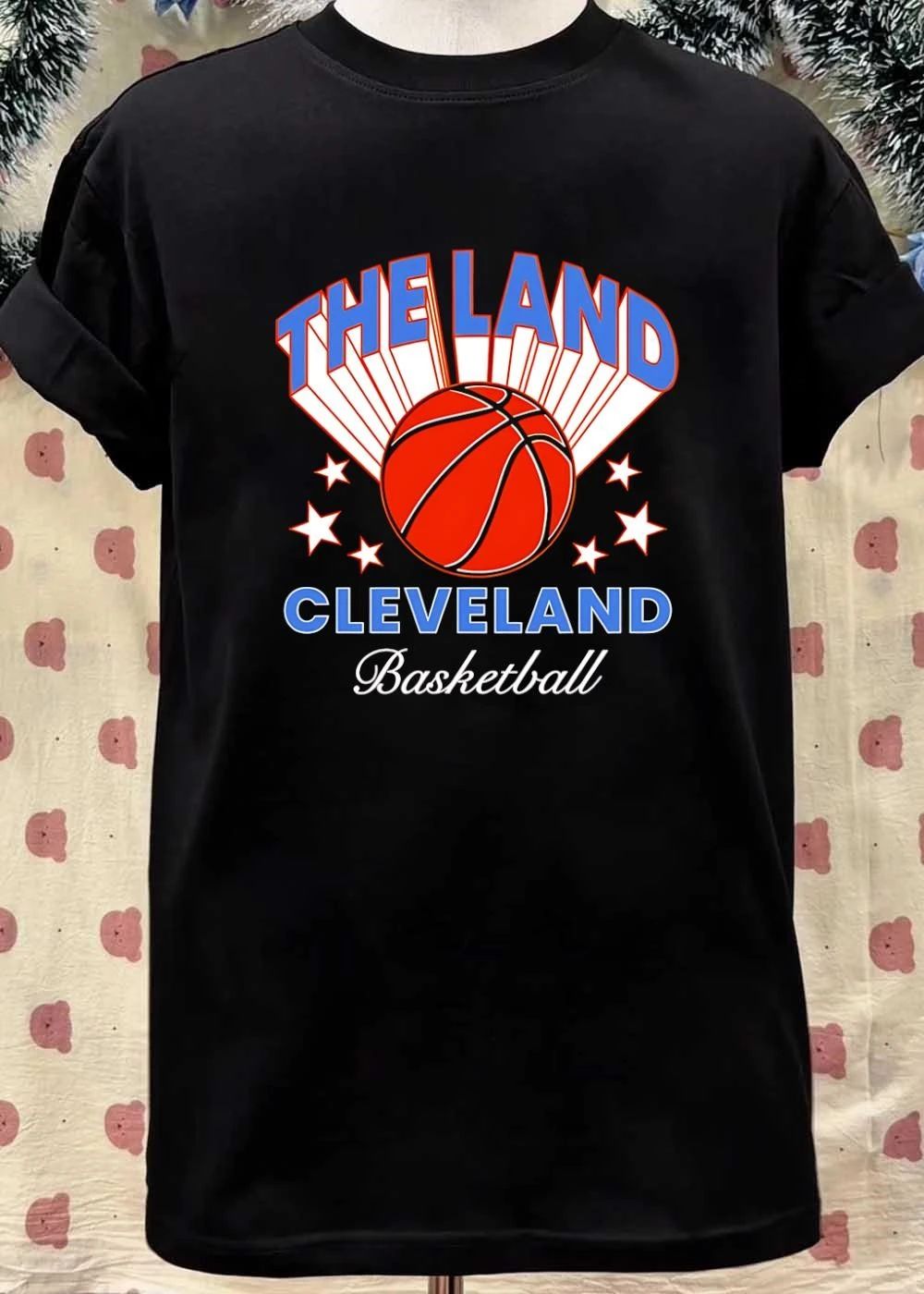 The Land Cleveland Basketball Orange Ball shirt