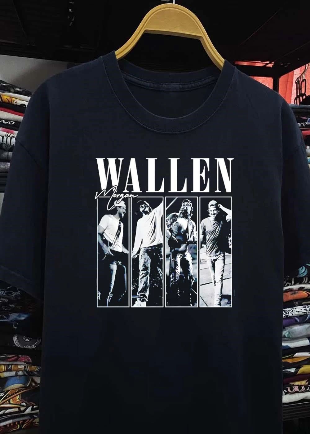 Wallen Morgan Four Panels Singer Performance Photo shirt
